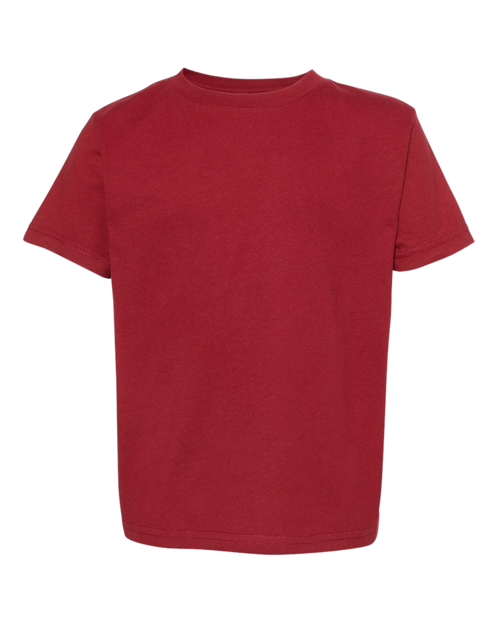 Bee Free Toddler T-Shirt in garnet, front view.