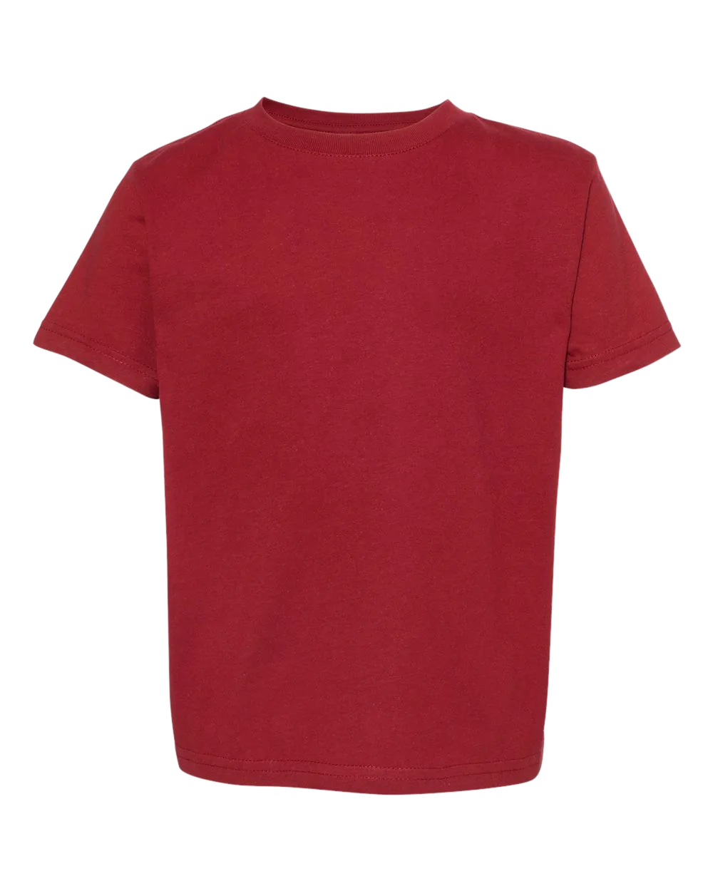 Bee Free Toddler T-Shirt in garnet, front view.