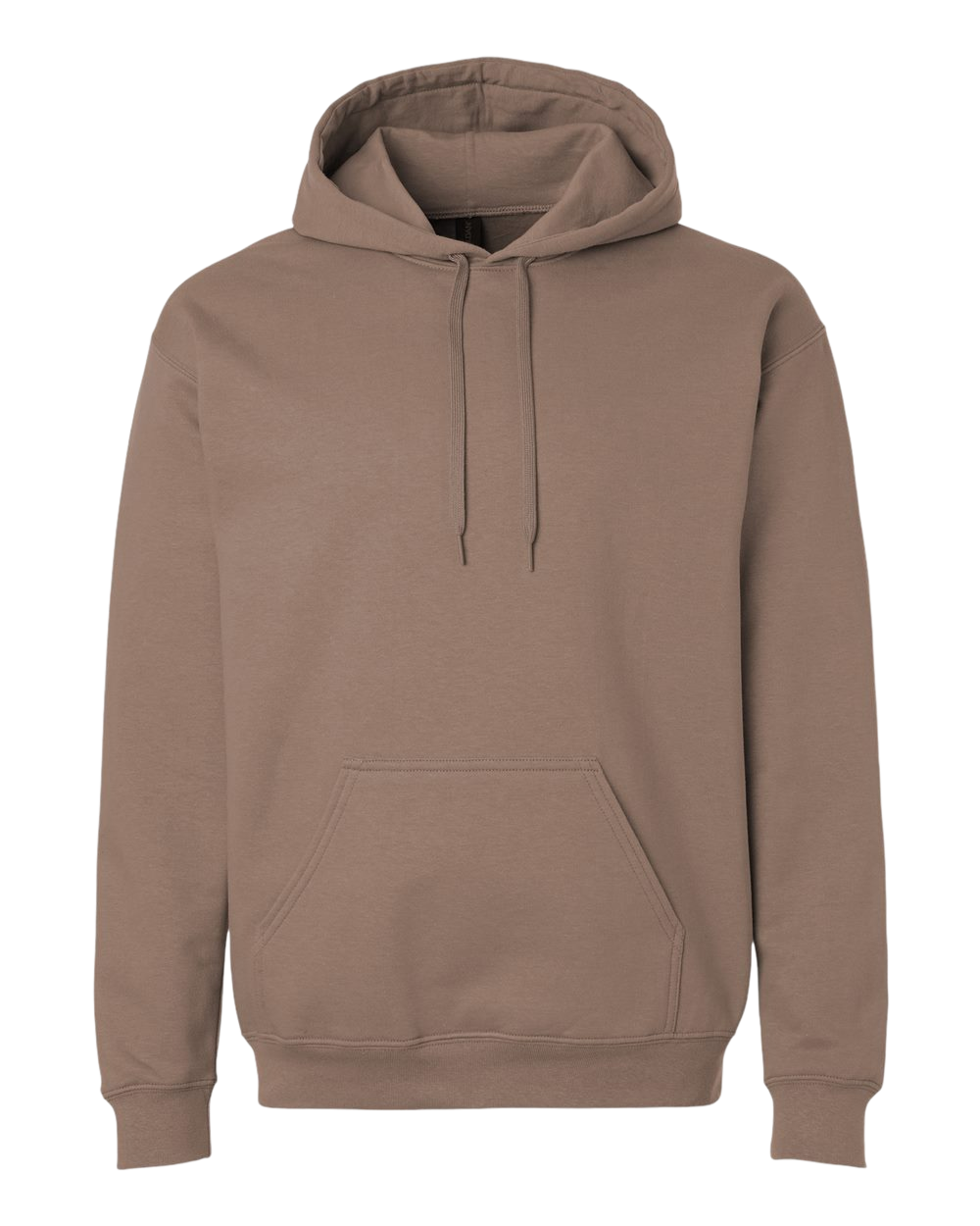 Adult Hoodie in brown savana, front view.