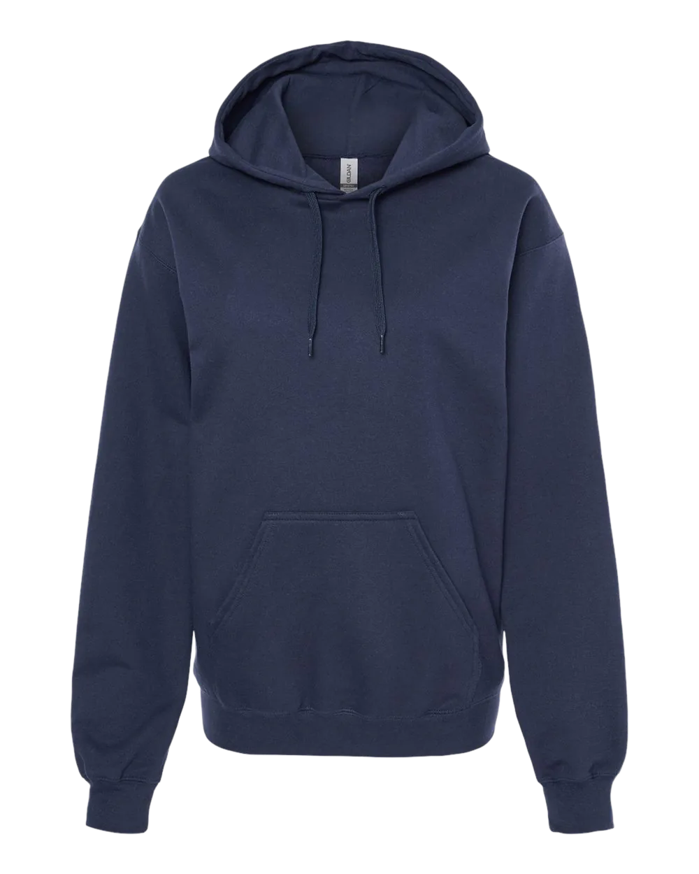 Adult Hoodie in navy, front view.