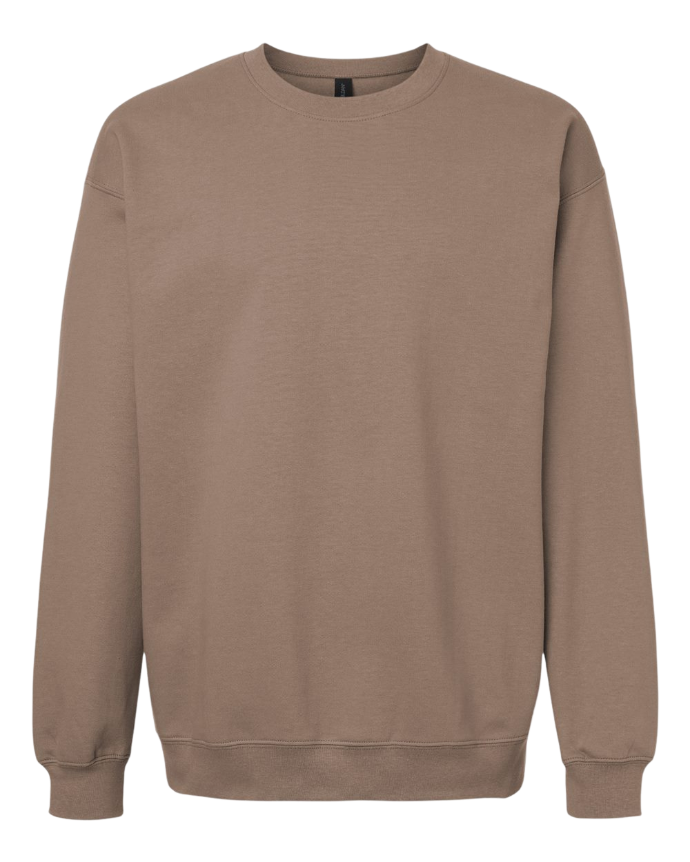 Adult Sweatshirt in brown savana, front view.