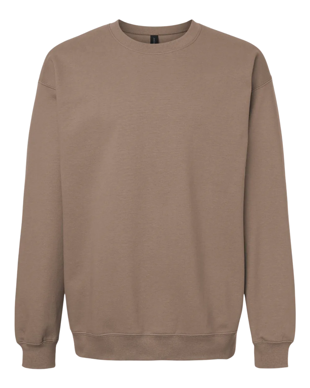 Adult Sweatshirt in brown savana, front view.