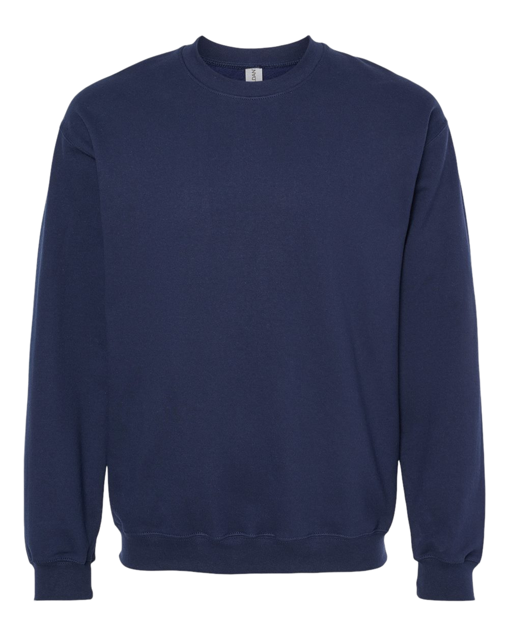 Adult Sweatshirt in navy, front view.