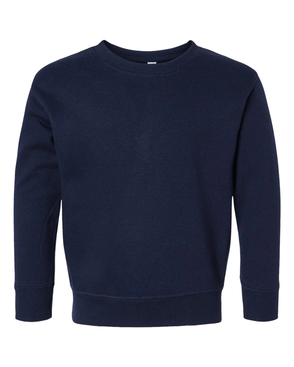 Bee Cozy Toddler Sweatshirt in navy, front view.